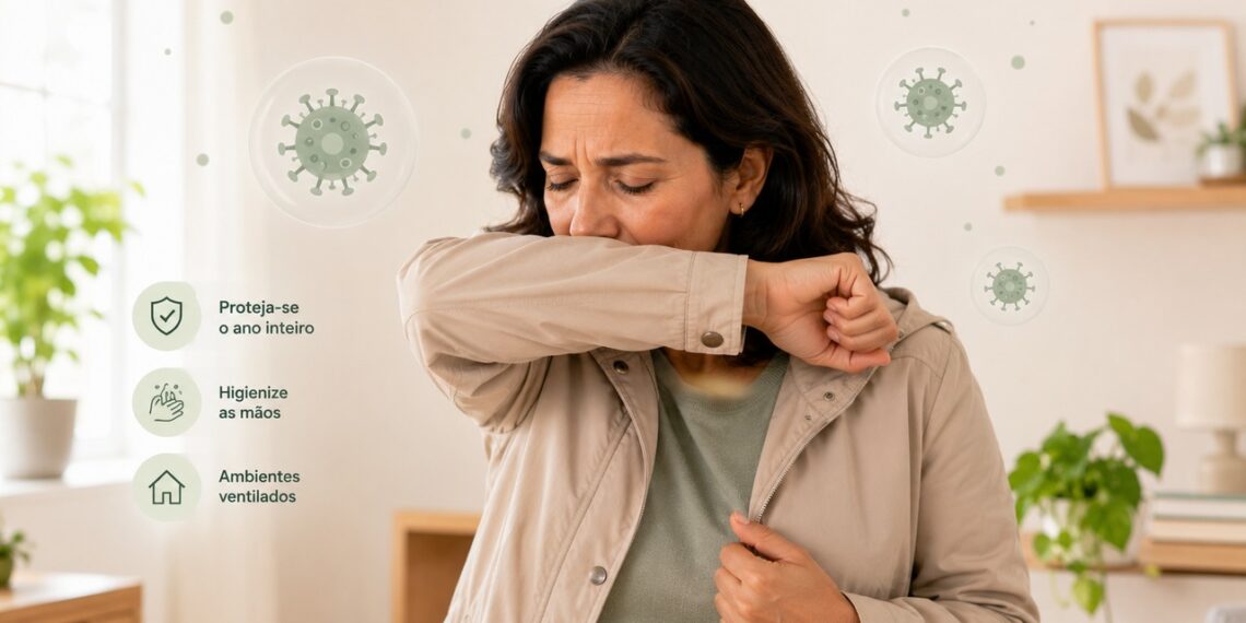 Vírus respiratórios tendem a circular mais no inverno e exigem atenção aos sintomas.