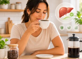O consumo diário de café foi associado a menor risco de fibrose em pessoas com gordura no fígado.