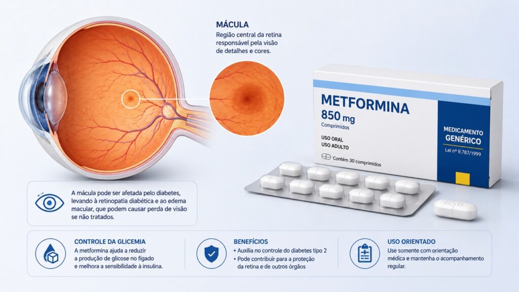 A degeneração macular afeta a região central da retina e exige acompanhamento oftalmológico.
