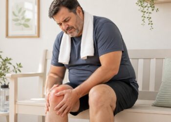 Artrose no joelho pode melhorar com exercício adequado e redução da sobrecarga.