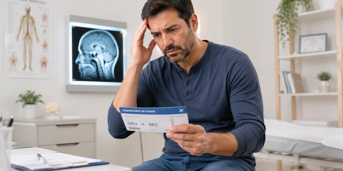 Convulsões meses após viagem podem exigir investigação de neurocisticercose.