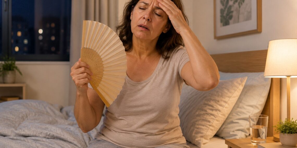 Sono ruim na menopausa pode aparecer junto com ondas de calor e cansaço mental.