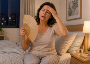 Sono ruim na menopausa pode aparecer junto com ondas de calor e cansaço mental.