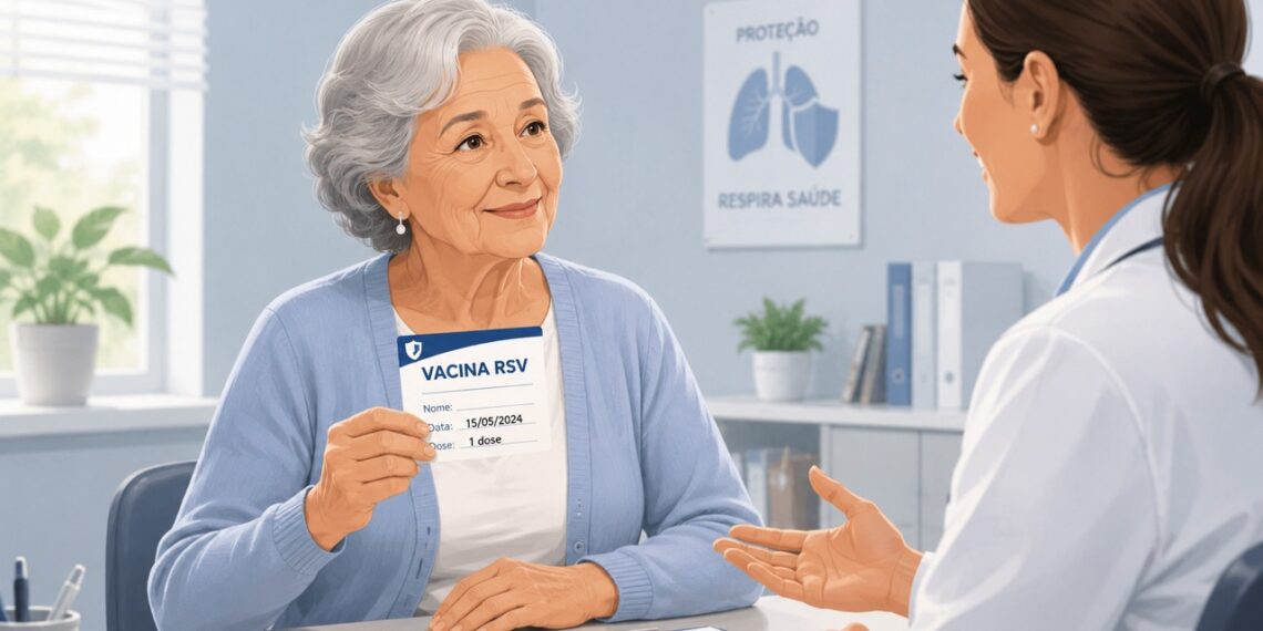 A vacina RSV é indicada como dose única para adultos com maior risco.