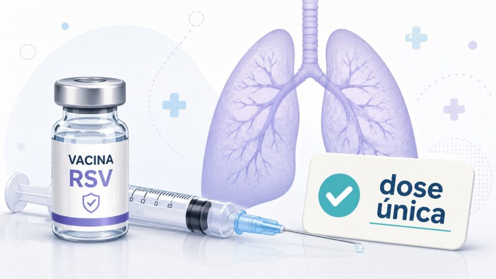 A recomendação atual não trata a vacina RSV como reforço anual.