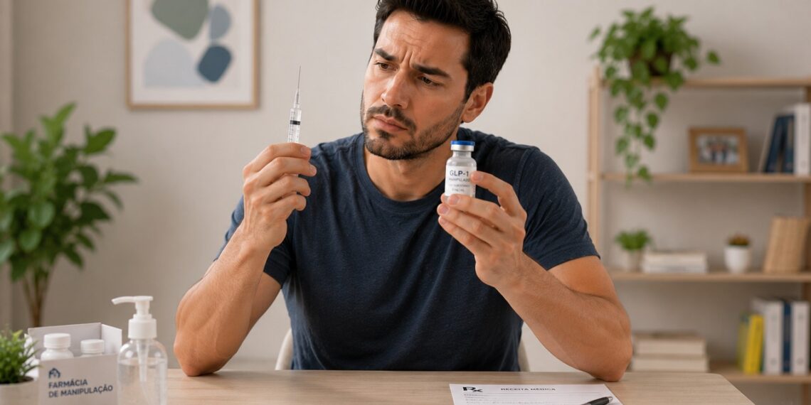 GLP-1 manipulado pode aumentar o risco de erro de dose e efeitos intensos.