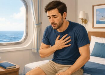 Febre e falta de ar após uma viagem podem exigir avaliação médica imediata.