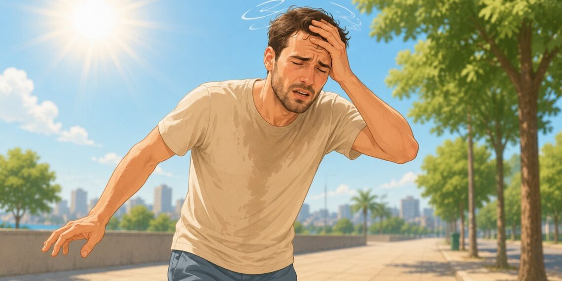 Confusão mental durante calor intenso pode ser sinal de insolação e exige atendimento imediato.