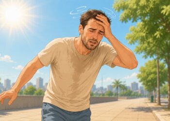 Confusão mental durante calor intenso pode ser sinal de insolação e exige atendimento imediato.