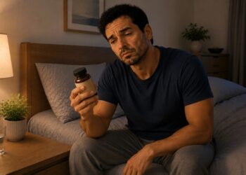 Ashwagandha antes de dormir pode causar sonolência e exigir cautela.