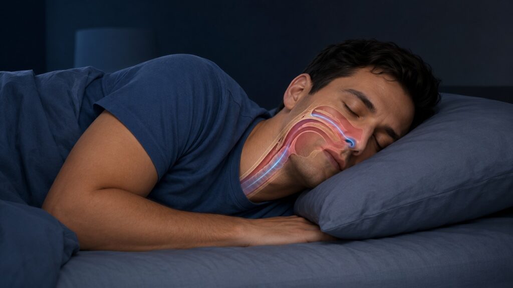 A respiração durante o sono pode influenciar despertares, cansaço e idas ao banheiro de madrugada.