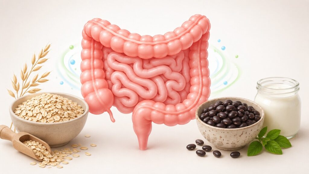 Fibras e fermentados ajudam a nutrir bactérias benéficas no intestino.