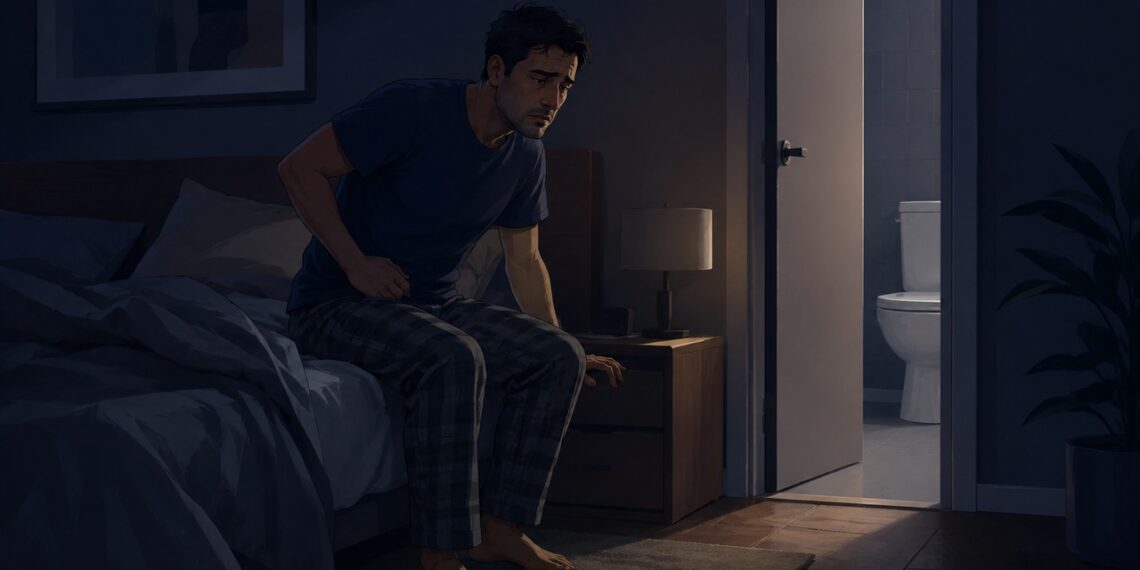 Levantar várias vezes à noite para urinar pode ter relação com alterações do sono.
