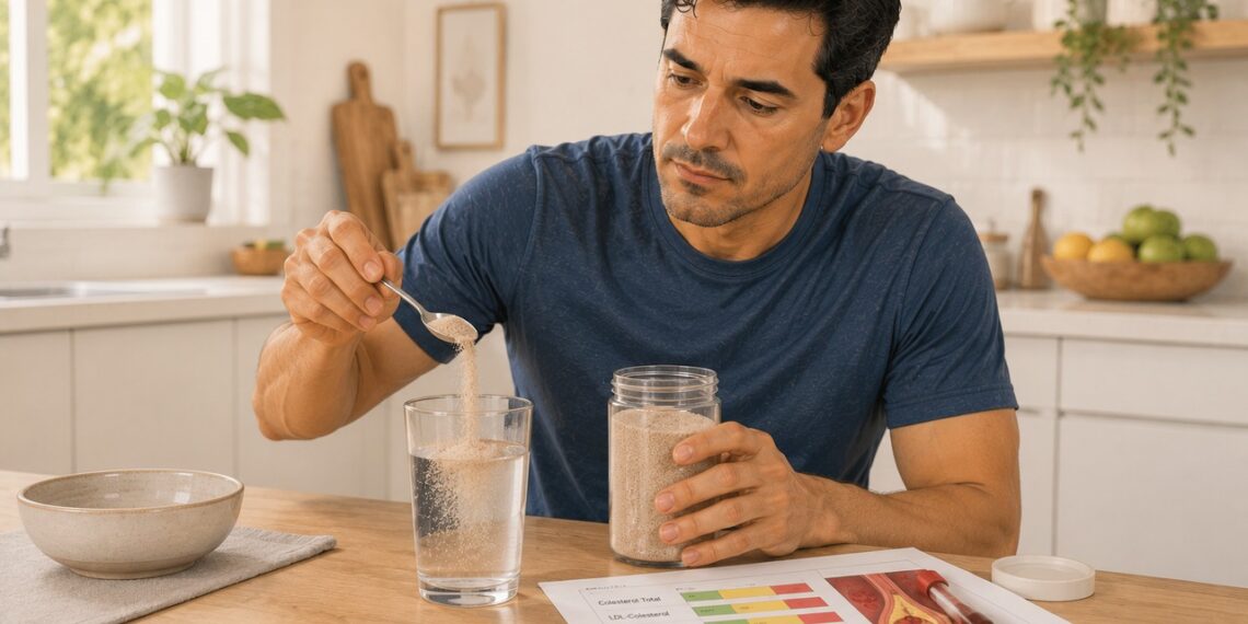 Psyllium pode ajudar a reduzir o LDL quando usado com orientação e bons hábitos.