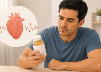 Ômega 3 em dose alta pode exigir cuidado em pessoas com risco de arritmia.