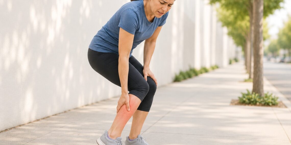 Dor na panturrilha ao caminhar que melhora ao parar pode ser sinal de problema vascular.