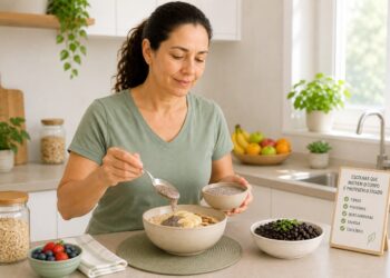 Aveia, chia e feijão oferecem fibras com efeitos diferentes para intestino preso e colesterol.