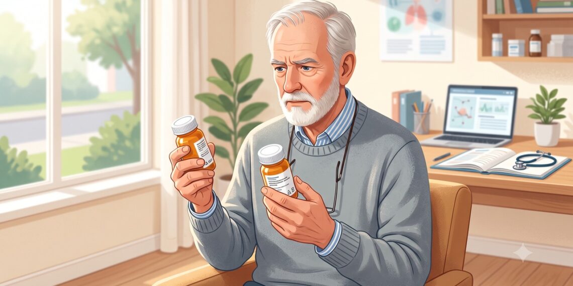 O uso prolongado de alguns anticolinérgicos deve ser revisto, especialmente em adultos mais velhos.
