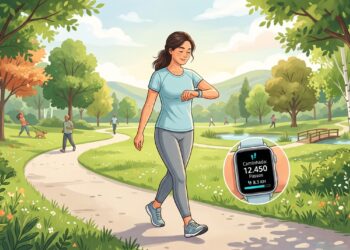 Caminhar mais diariamente foi associado a menor risco de mortalidade geral e cardiovascular.