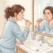 Sangramento frequente ao escovar pode indicar inflamação ou doença periodontal.