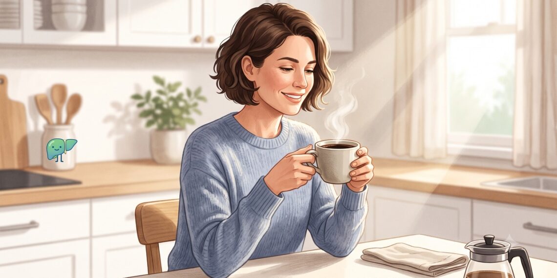 O consumo moderado de café pode fazer parte de uma rotina saudável para o fígado.