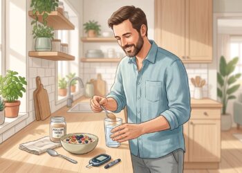 O psyllium pode ajudar a suavizar picos de glicose quando associado ao tratamento do diabetes.
