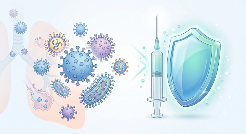 Influenza, VSR e SARS-CoV-2 podem circular juntos no inverno do Hemisfério Sul.