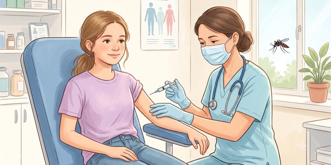 A Qdenga entrou no centro da estratégia de vacinação contra a dengue no maior surto do país.