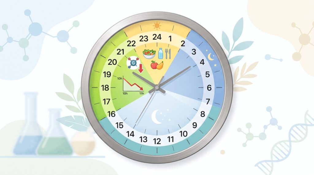 A janela alimentar mais curta ajuda a organizar as refeições e a evitar o consumo próximo ao horário de dormir.