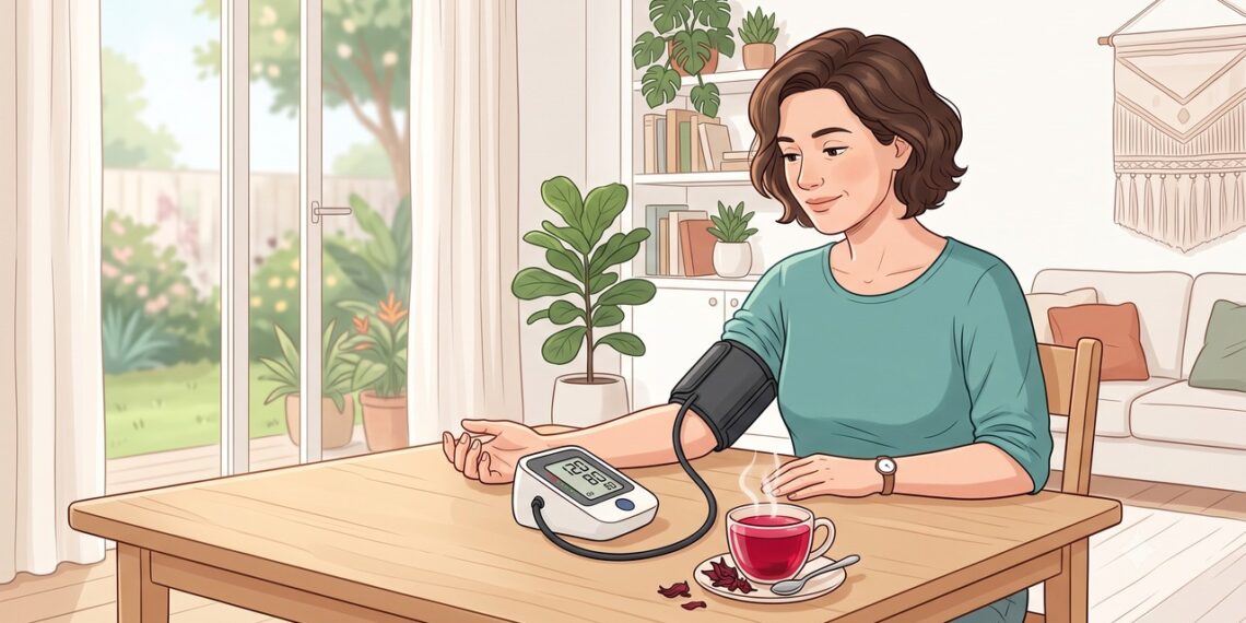 O consumo regular de hibisco foi associado à redução média de 7,1 mmHg na pressão sistólica.