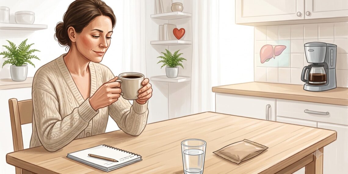 O consumo de café foi associado a menor chance de fibrose em pessoas com gordura no fígado.