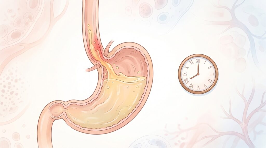Esperar algumas horas após comer ajuda a reduzir o refluxo ao deitar.