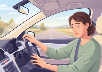 Sonolência ao volante pode ser um sinal de apneia do sono não diagnosticada.