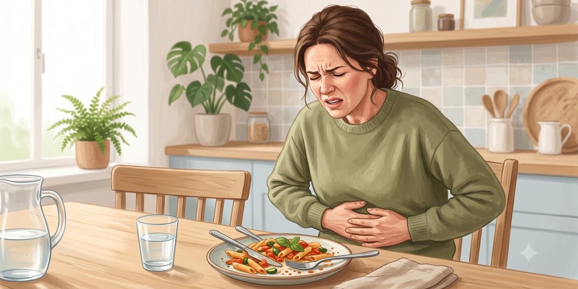 Dor abdominal forte após as refeições e redução da alimentação podem indicar síndrome do ligamento arqueado mediano.
