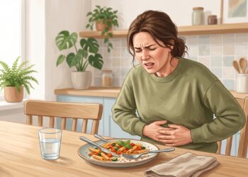 Dor abdominal forte após as refeições e redução da alimentação podem indicar síndrome do ligamento arqueado mediano.