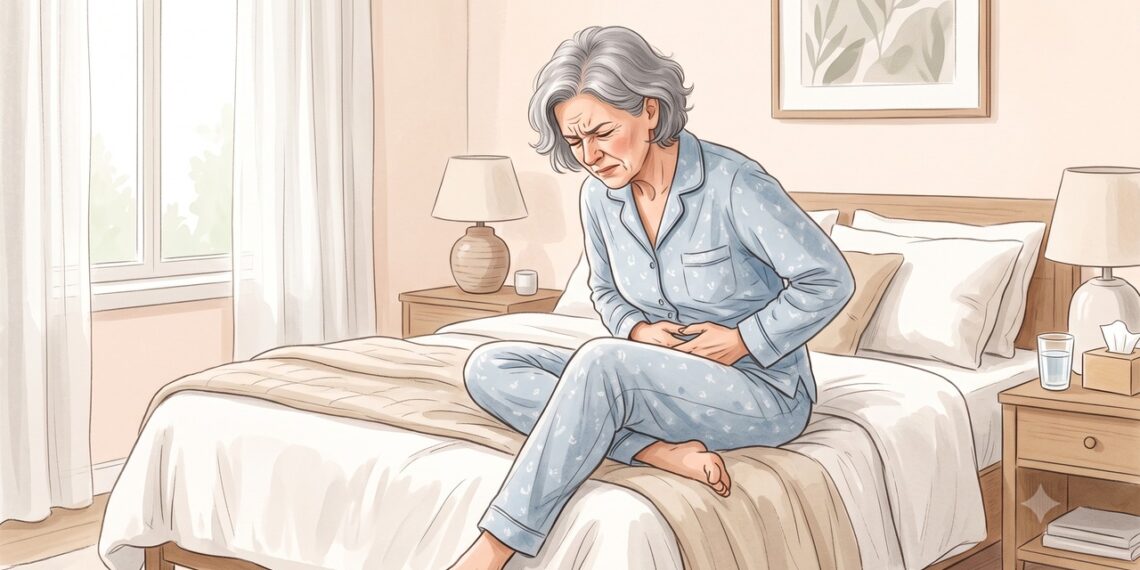 Ardência e dor na relação após a menopausa podem estar ligadas ao ressecamento vaginal.
