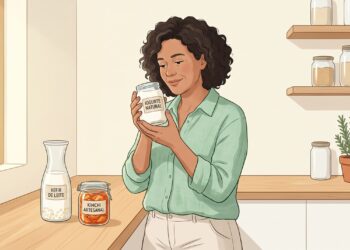 Iogurte, kefir e kimchi podem ajudar a aumentar a diversidade da microbiota intestinal.