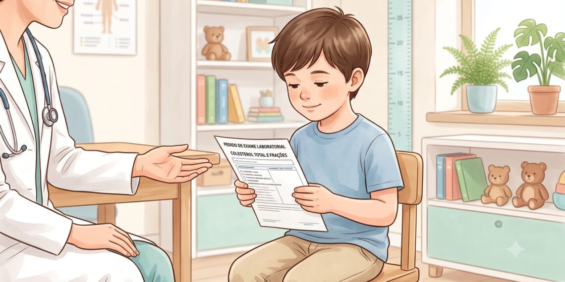 O colesterol infantil pode estar alto mesmo em crianças magras, ativas e sem sintomas.