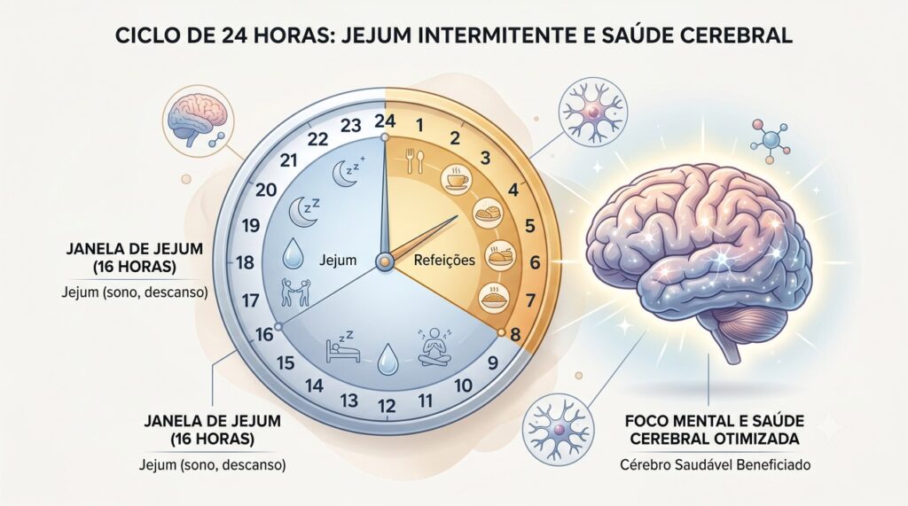 O estudo comparou uma janela alimentar de 8 a 9 horas com um período de cerca de 12 horas.