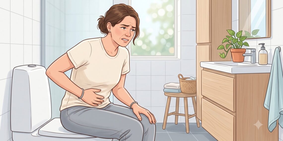 Dor abdominal com alternância intestinal pode ser sinal de síndrome do intestino irritável.