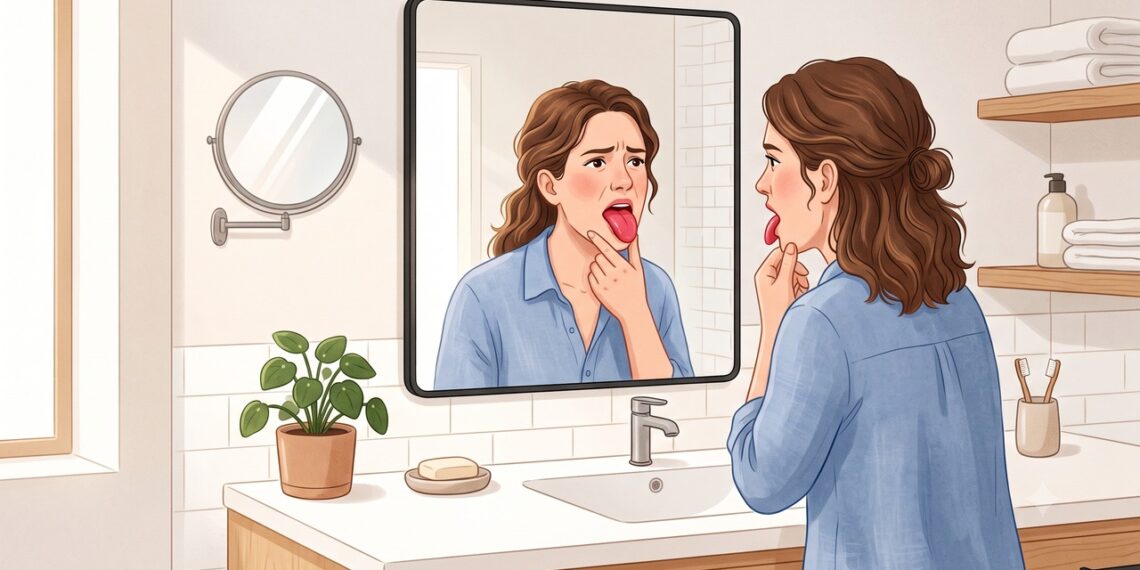 Língua lisa, ardendo ou com fissuras pode ser sinal de deficiência nutricional.