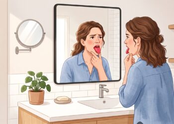 Língua lisa, ardendo ou com fissuras pode ser sinal de deficiência nutricional.