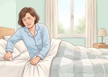 Vertigem breve ao deitar ou virar na cama é um sinal característico da VPPB.