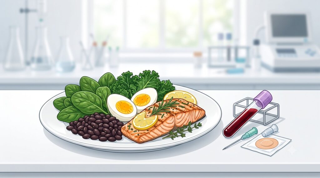 Alimentação variada e exames ajudam a identificar e prevenir deficiências durante o emagrecimento.