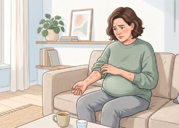 Barriga inchada persistente com coceira na pele pode pedir avaliação do fígado.