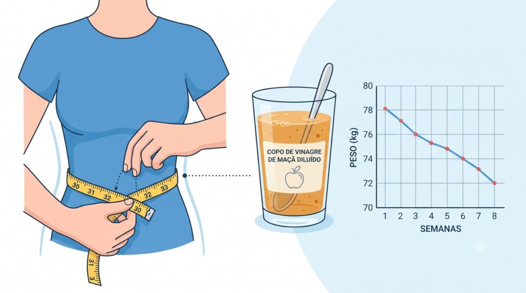A meta-análise avaliou peso, IMC e circunferência abdominal em adultos.
