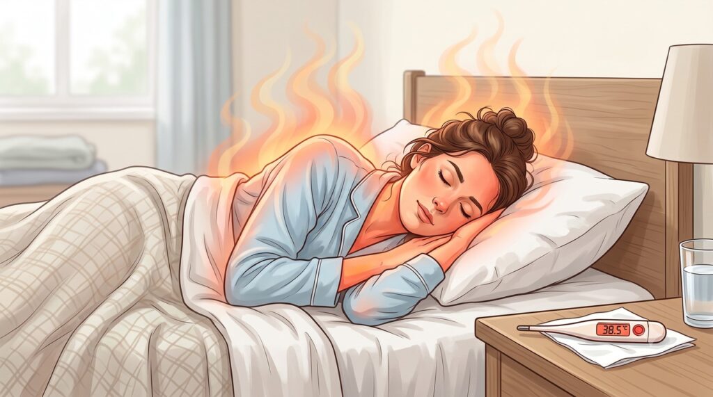 O calor noturno pode atrasar o início do sono e aumentar os despertares.