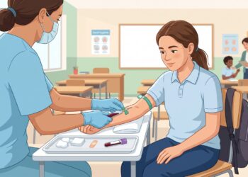 Exames em estudantes de Curitiba mediram a presença de anticorpos contra a hepatite A.
