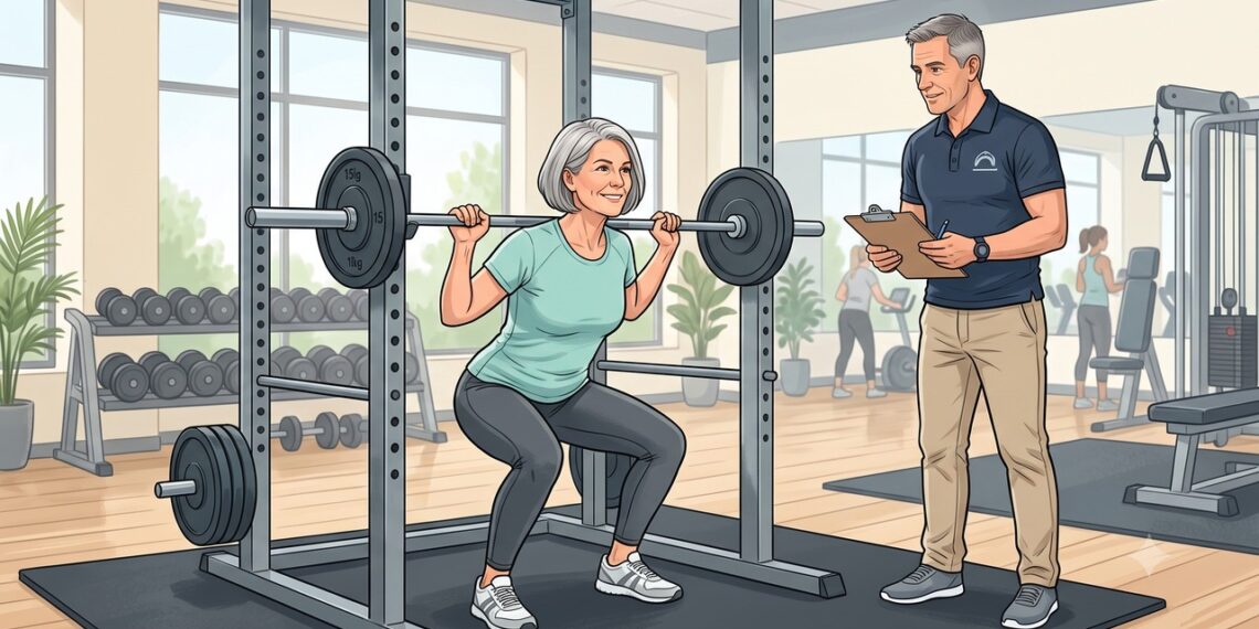A musculação pesada supervisionada pode fortalecer ossos e melhorar a função física em mulheres com osteopenia.