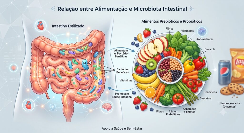 O estudo observou mudanças modestas em bactérias associadas à saúde intestinal.